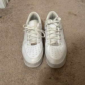 White Air Force ones